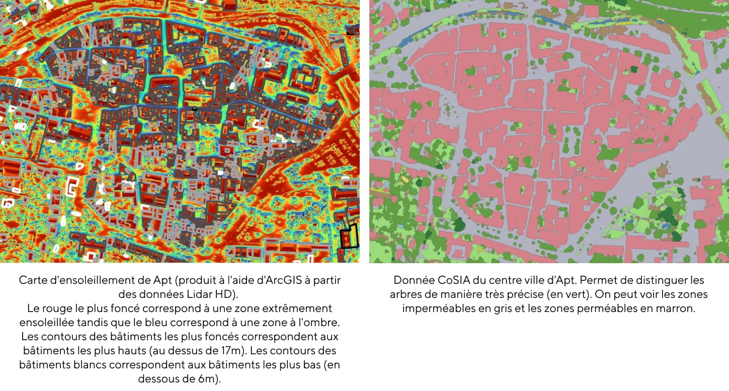 Projet étudiant, ville d'Apt